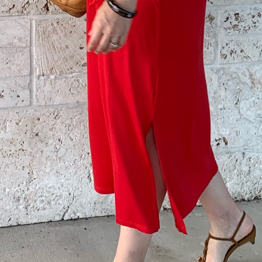 Only 1 Left!💋 NWT Cherry Red Maxi Dress 💋 - Picture 6 of 7